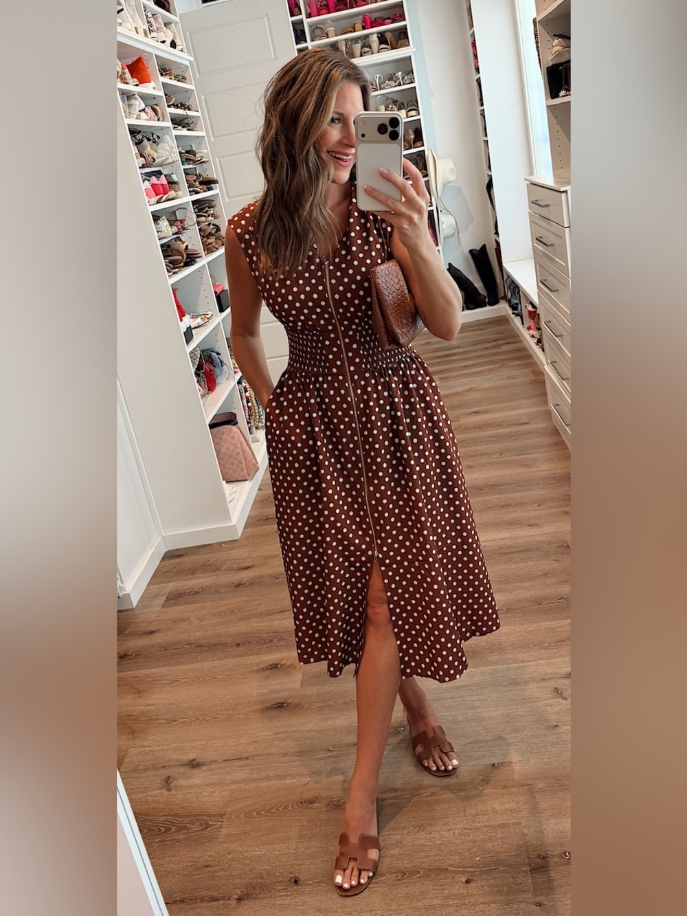 Midi slit dress